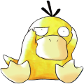 An early Psyduck artwork